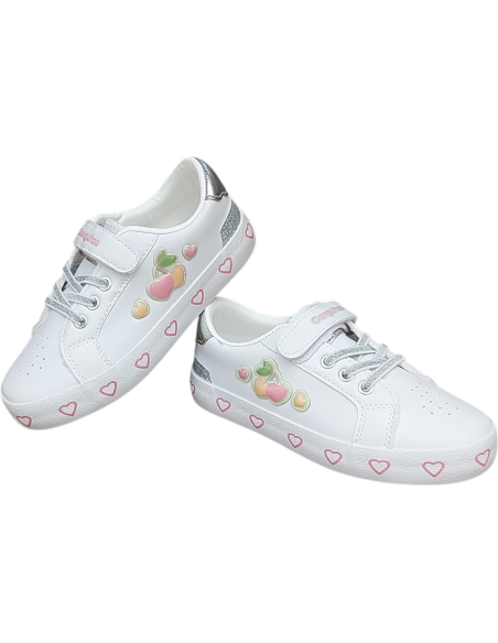 DEPORTIVOS BLANCOS GLOW CEREZAS CONGUITOS