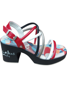 SANDALIAS DE TACON Y...
