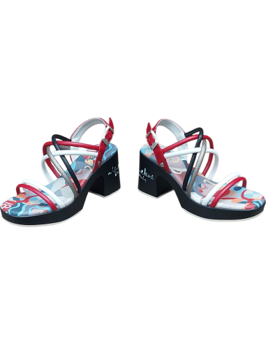 SANDALIAS DE TACON Y PLATAFORMA BLOOM...