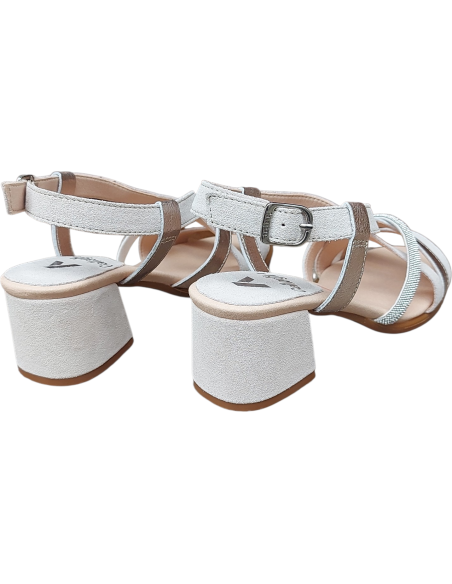 SANDALIA KIMI CALLAGHAN ORO BLANCO