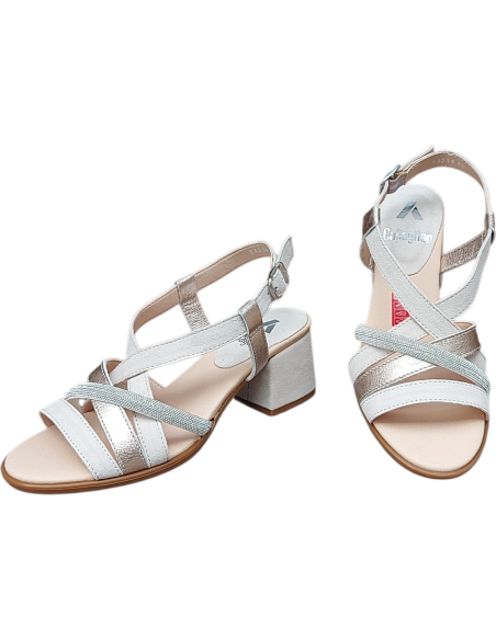 SANDALIA KIMI CALLAGHAN ORO BLANCO