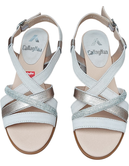 SANDALIA KIMI CALLAGHAN ORO BLANCO