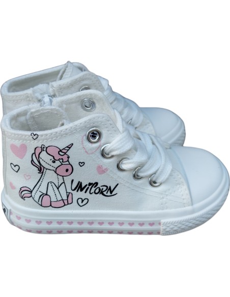 BOTITA DE LONA UNICORNIO DE CONGUITOS