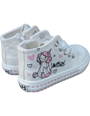 BOTITA DE LONA UNICORNIO DE CONGUITOS