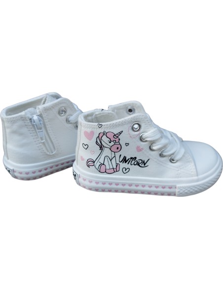 BOTITA DE LONA UNICORNIO DE CONGUITOS