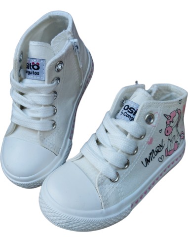 BOTITA DE LONA UNICORNIO DE CONGUITOS