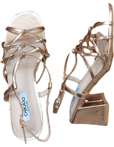 SANDALIA TACÓN ANCHO