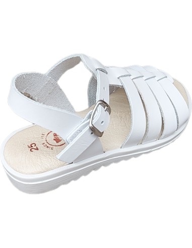 SANDALIA PIEL BLANCA GULLIVER