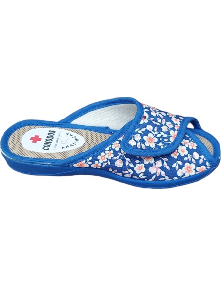 ZAPATILLA CHANCLA DE VELCRO