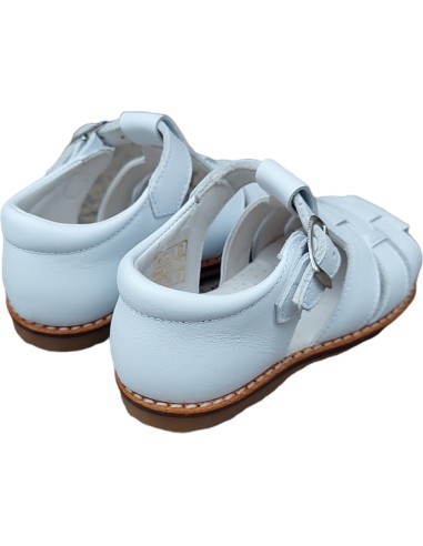 SANDALIA TIRAS BLANCA