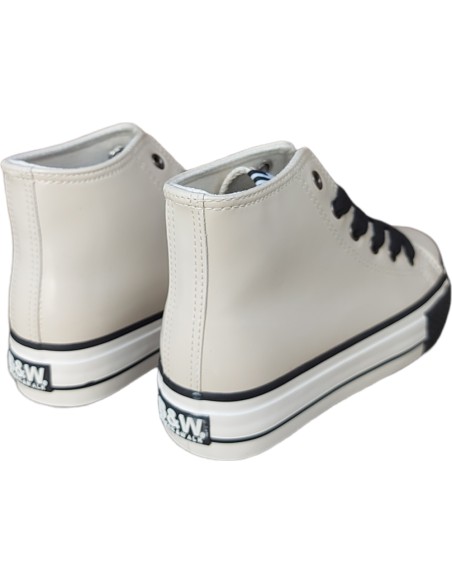 BOTIN TIPO CONVERS EN CHAROL