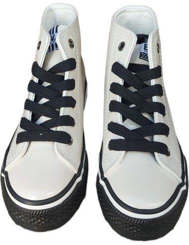 BOTIN TIPO CONVERS EN CHAROL