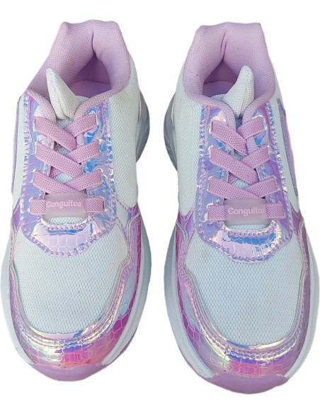 DEPORTIVA DINOSAURIO CON LUZ CONGUITOS