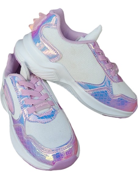 DEPORTIVA DINOSAURIO CON LUZ CONGUITOS