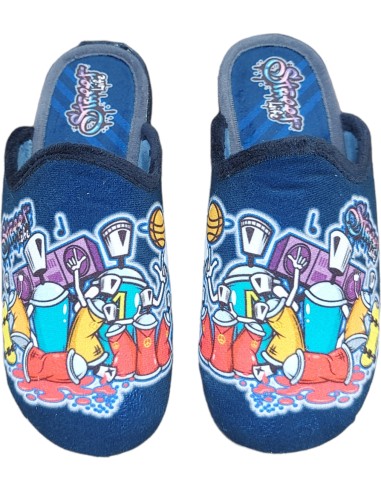 ZAPATILLA DESCALZA NIÑO GRAFITI
