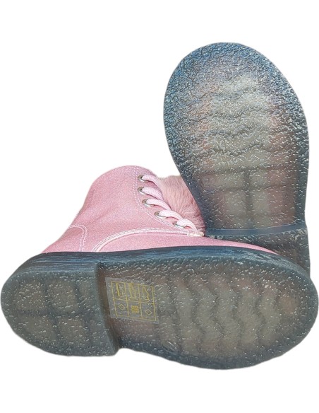 BOTA NIÑA CHAROL PURPURINA