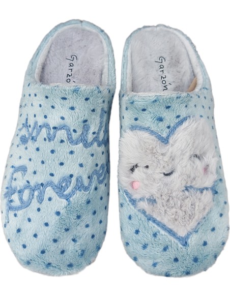 ZAPATILLA TURQUESA SMILE FOREVER