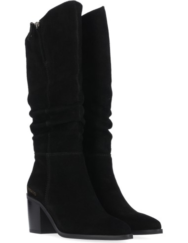 BOTA CAÑA ALTA PIEL VUELTA