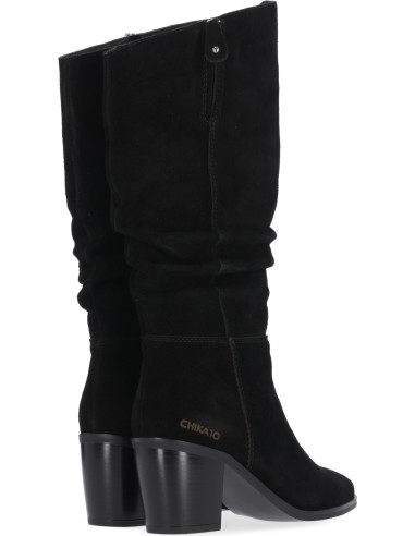 BOTA CAÑA ALTA PIEL VUELTA